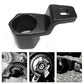 Black crankshaft belt pulley wrench with square drive slot and angled cup