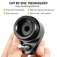 Hand holding black clutch belt removal tool with central socket and threaded stem