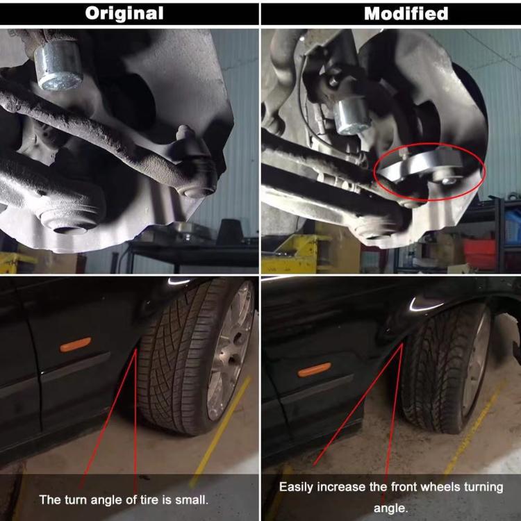 For BMW E36 Aluminum Alloy Steering Lock Retrofit Adapter