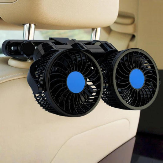 Powerful Rear Seat Cooling Car Fan, English 12V, English 24V