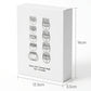 Packaging box for Series 5-6-7 trimmer head attachment with nine guide combs
