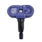 Tire pressure monitoring sensor with blue housing and black valve stem
