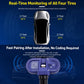 Tire pressure monitoring sensor with valve stem for tire pressure monitoring