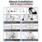 Tire pressure monitoring sensor installation steps with valve stem and mounting parts