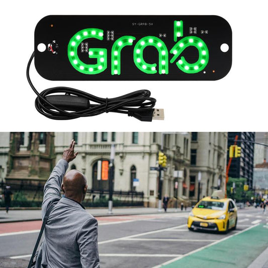 Thin High-Brightness Taxi Roof Light Universal USB Car Sign Light