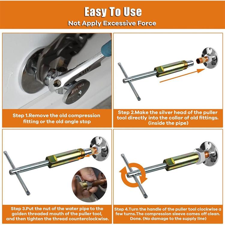 1/2-inch Diameter Compression Sleeve Puller, Iron