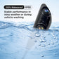 Black dual-lens auxiliary camera with water droplets, waterproof design shown
