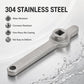 304 stainless steel radiator bleed key wrench with square socket head and straight handle