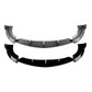 Front lip spoiler set with black and carbon-look sections for W213 E-Class