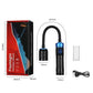 Rechargeable LED gooseneck work light set with box, light, and charging cable