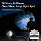 Black and blue LED gooseneck work light flashlight projecting a bright beam