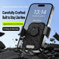 Black cat universal phone mount holding a smartphone with side brackets