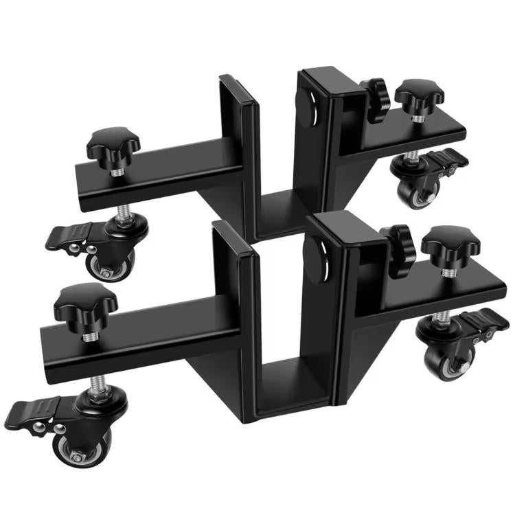 Door Carrying Dolly Adjustable Panel Roller Cart With Lockable Swivel Casters, 2-Piece Set