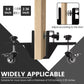 Door Carrying Dolly Adjustable Panel Roller Cart With Lockable Swivel Casters, 2-Piece Set