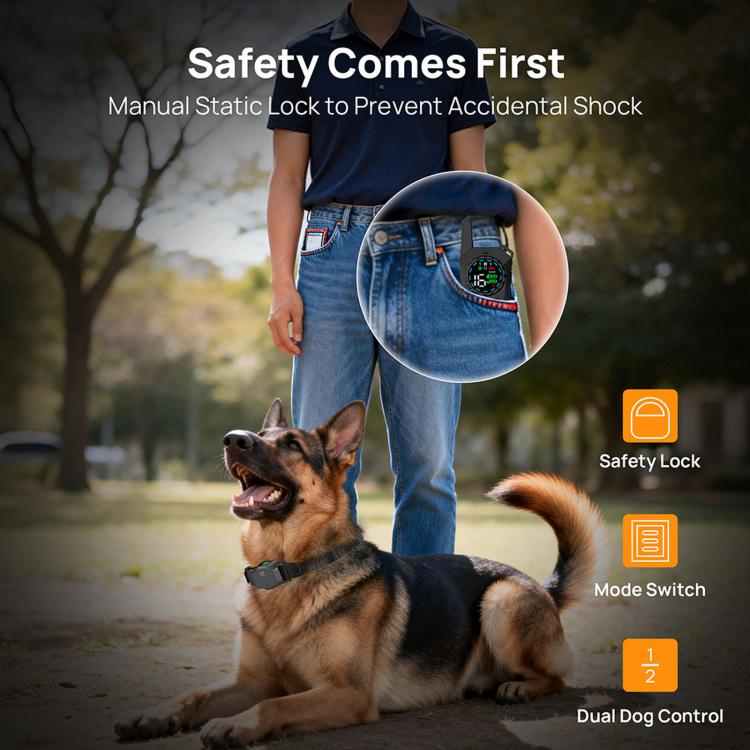 Outdoor Waterproof Smart Wireless Electronic Fence Training Collar for Dogs