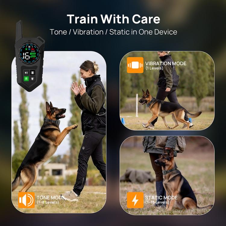 Outdoor Waterproof Smart Wireless Electronic Fence Training Collar for Dogs