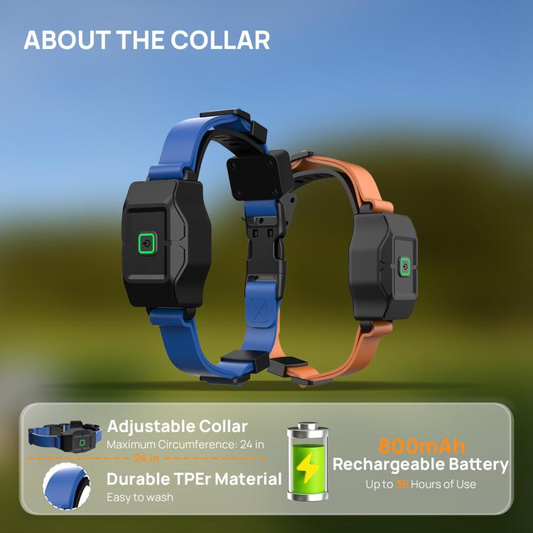 APP Multi-functional Pet GPS Wireless Electronic Fence Dog Training Smart Collar