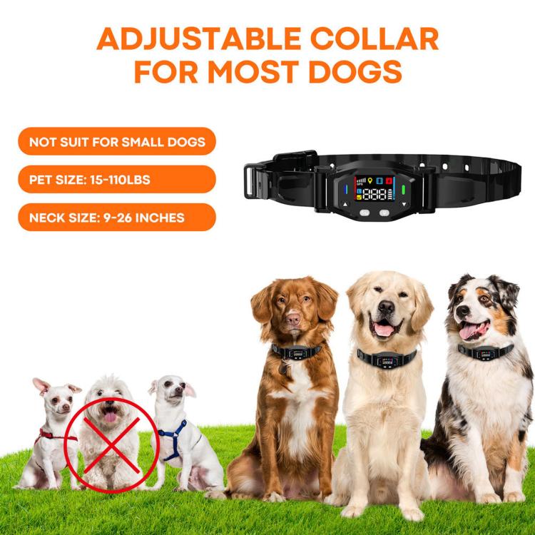 GPS Waterproof Electronic Fence Smart Training Collar for Pets