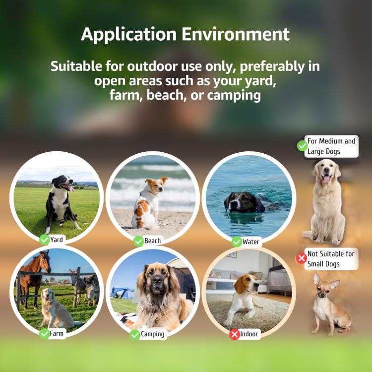 Smart Pet Outdoor Training Fence With GPS Wireless Waterproof Collar