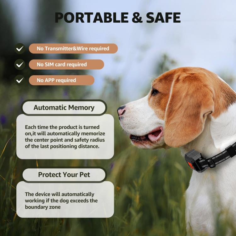 Smart Pet Outdoor Training Fence With GPS Wireless Waterproof Collar