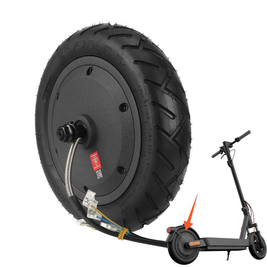 For Xiaomi Electric Scooter 5 Rear Hub Motor Assembly 48V 400W with 60/70-6.5 Tubeless Tire, For Xiaomi Electric Scooter 5