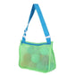 Single-Shoulder Stationery Pouch Children Mesh Foldable Thickened Mesh Beach Bag
