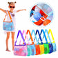 Single-Shoulder Stationery Pouch Children Mesh Foldable Thickened Mesh Beach Bag