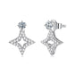 S925 Sterling Silver Detachable Moissanite Stud Earrings, MSE135