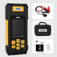 AUTOOL BT760 battery tester kit with clamps, carrying case, manual, and paper roll