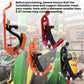 Orange zinc alloy roof rack clamp with black handle for fixing on roof rack