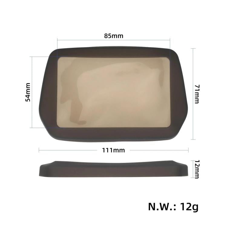 For KuKirin A1 Electric Scooter Silicone Dashboard Cover Display Screen Protective Case