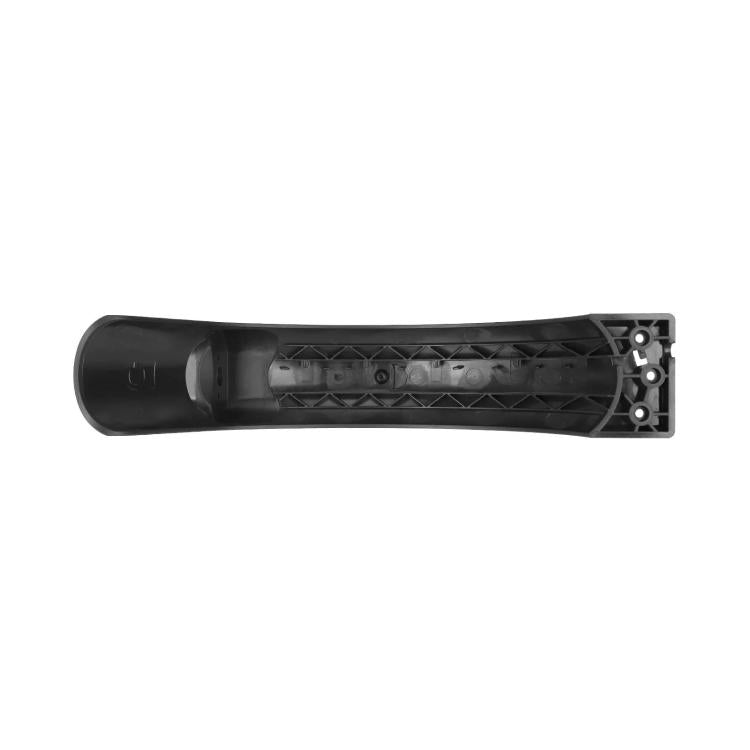 Black scooter rear fender underside cover piece with mounting brackets