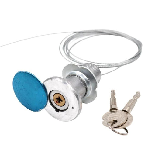 Garage Emergency Lock With Cable & Cover Manual Garage Door Lock With Cross Key