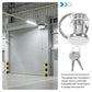 Garage Emergency Lock With Cable & Cover Manual Garage Door Lock With Cross Key