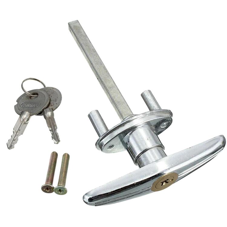 Garage Door Manual Cross Key Emergency Lock Handle Roller & Panel Door Lock Cylinder