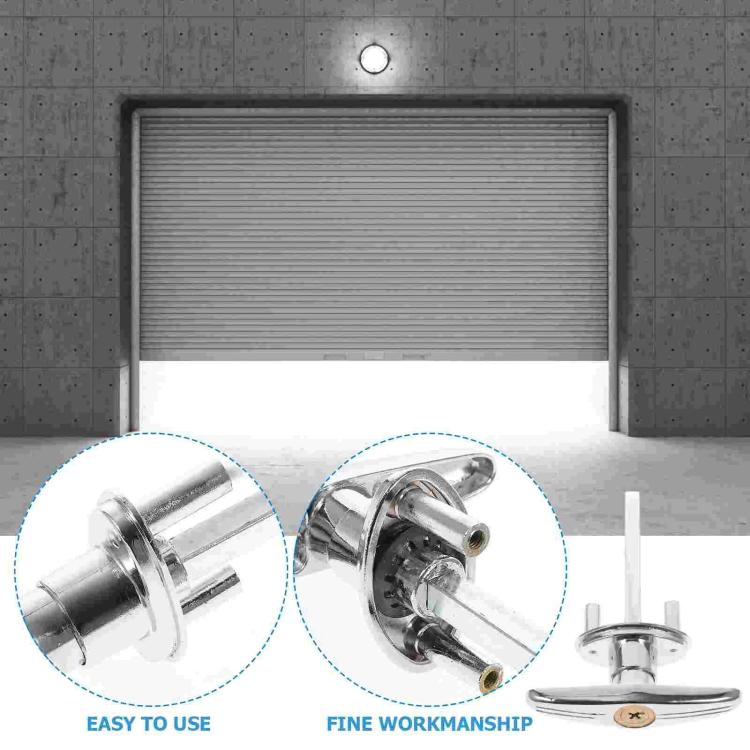 Garage Door Manual Cross Key Emergency Lock Handle Roller & Panel Door Lock Cylinder