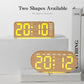 Digital Alarm Clock With Bottom Ambient Light Displaying Time Weekday Date Temperature