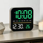 Digital Alarm Clock LED Desk Clock with Night Light USB Output Dimmable Display