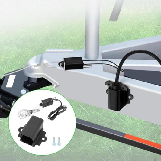 Trailer Emergency Brake Switch With Steel Lanyard 7-pin Trailer Plug Mounting Bracket, CP-5664