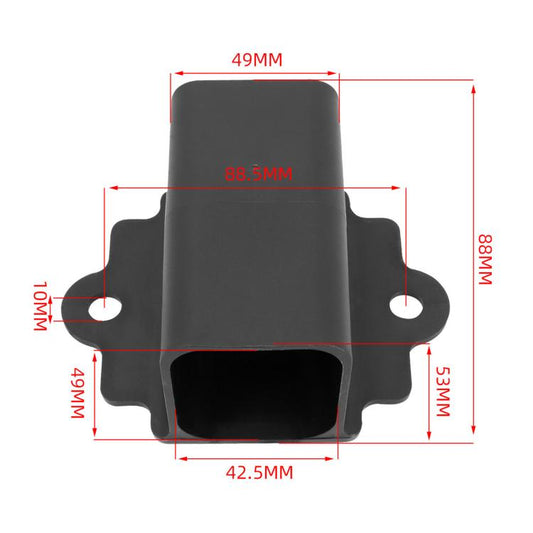 Trailer Emergency Brake Switch With Steel Lanyard 7-pin Trailer Plug Mounting Bracket, CP-5664
