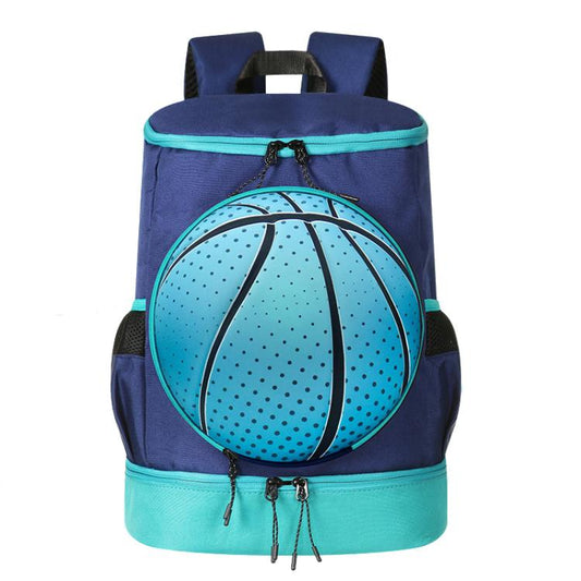 Basketball Backpack with Separate Ball Holder & Shoe Compartment Sports Bag Soccer Volleyball Training, Kids, Adult