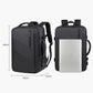 REMOID Expandable Travel Laptop Backpack Waterproof Business Carry On Rucksack With USB Port
