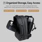 REMOID Expandable Travel Laptop Backpack Waterproof Business Carry On Rucksack With USB Port