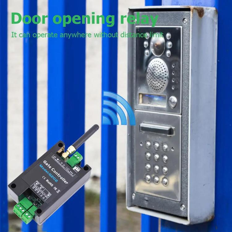 G202 2G GSM SMS Gate Opener Controller For Light Fan Water Pump Motor & Gate Operator, G202