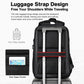 REMOID 9022A Large Travel Laptop Backpack Waterproof Business Work Rucksack With USB Port