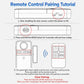 2 In 1 Wireless Door Window Alarm With Remote Control 130dB Magnetic Sensor For Home Security 4 Modes
