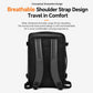 REMOID Travel Laptop Backpack Convertible Shoulder Bag With Luggage Strap