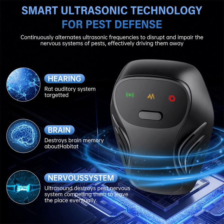 Ultrasonic Pest Repeller Plug in Indoor 4 Frequency Modes Electronic Pest Control for Mice Roach Spider Mosquito Fly, US Plug, EU Plug, UK Plug