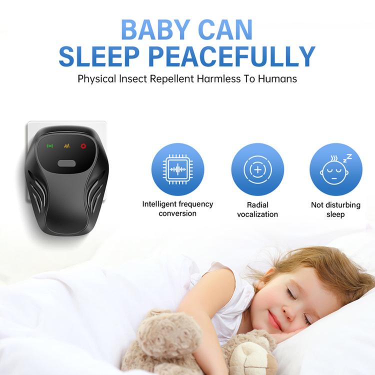 Ultrasonic Pest Repeller Plug in Indoor 4 Frequency Modes Electronic Pest Control for Mice Roach Spider Mosquito Fly, US Plug, EU Plug, UK Plug