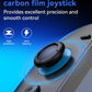 Wireless controller joystick with carbon film design and blue precision glow